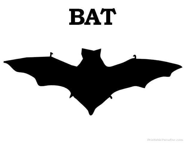 bat silhouette printable bat silhouette printable