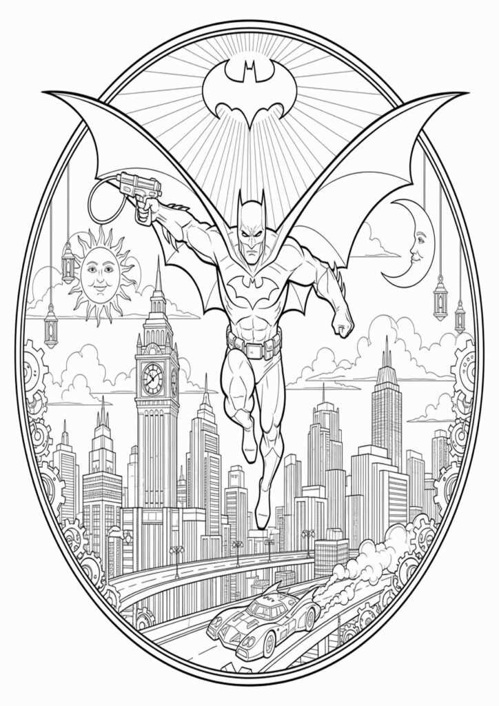 batman coloring pages printable