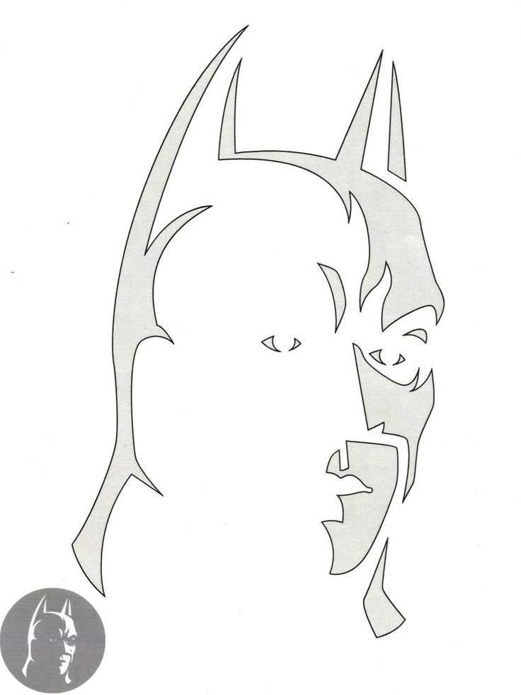 batman printable pumpkin stencil batman printable pumpkin stencil