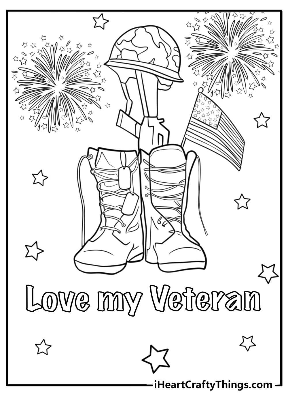 memorial day printable coloring pages