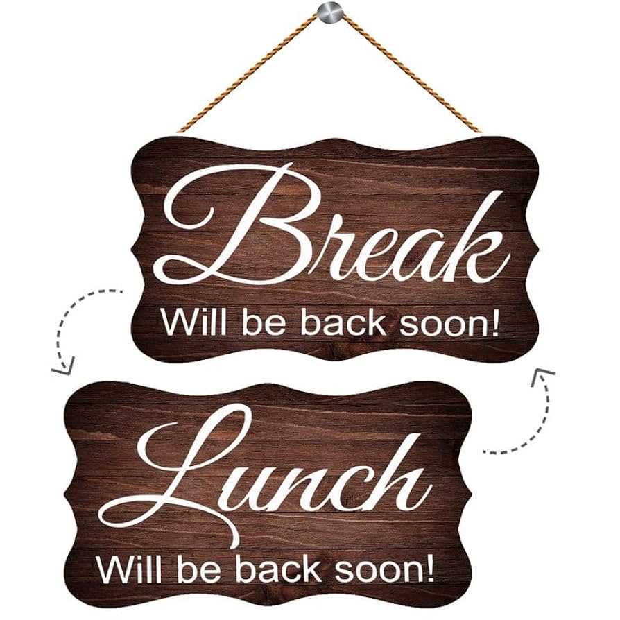 be back soon sign printable