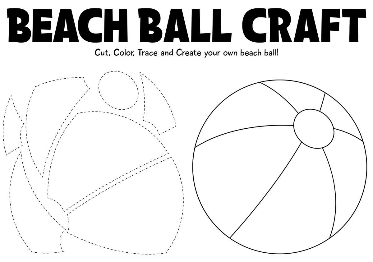 beach ball printable template beach ball printable template