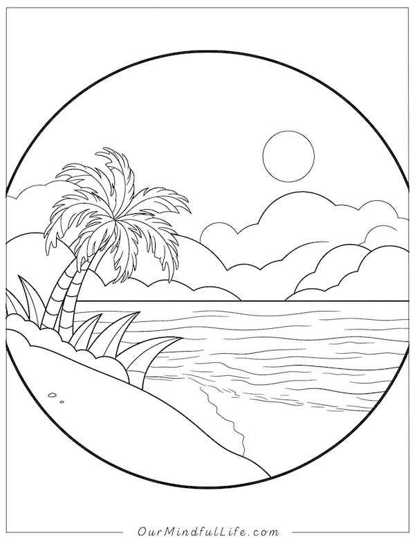 beach coloring pages free printable beach coloring pages free printable