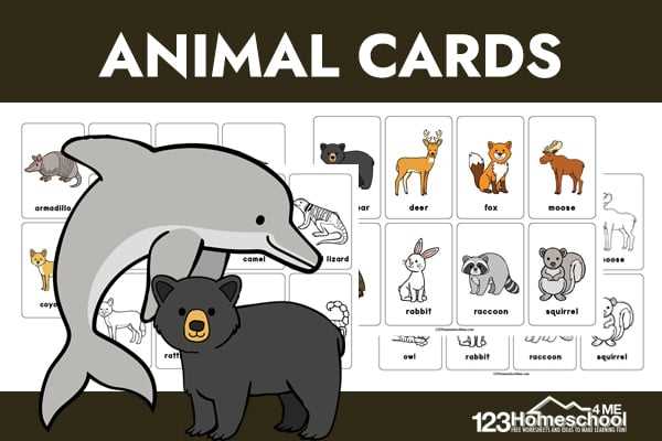 animal habitat printables