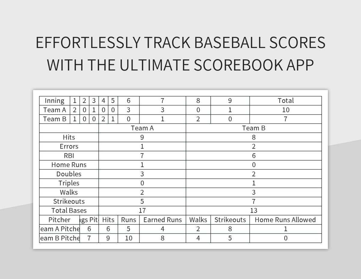 baseball scorecard free printable