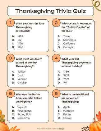 thanksgiving trivia printable