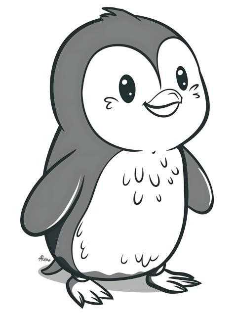 cute penguin printable cute penguin printable