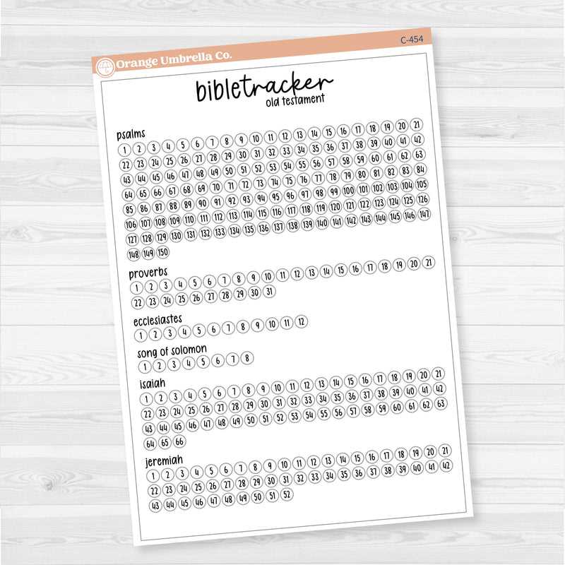 bible reading tracker printable