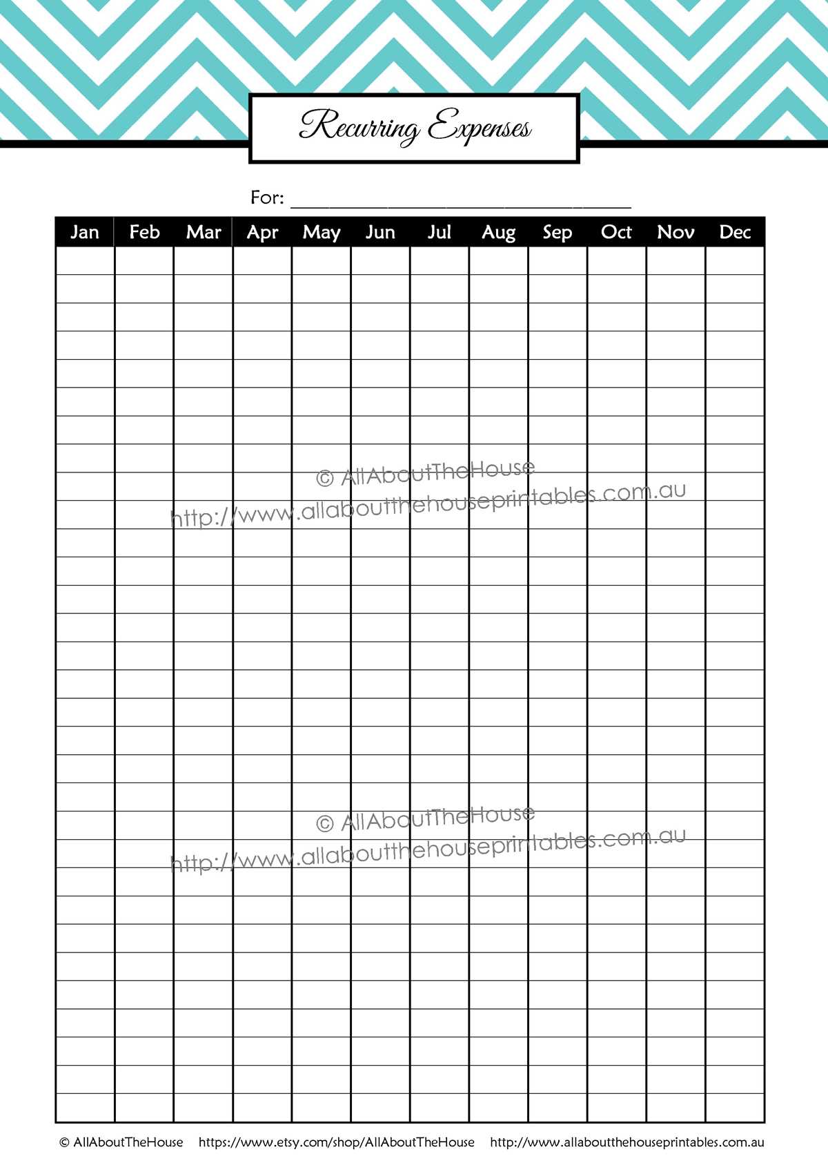bill payment tracker free printable