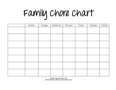 printable household chore chart printable household chore chart