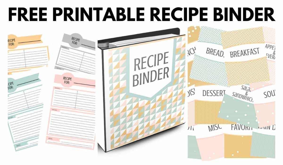 binder printable covers