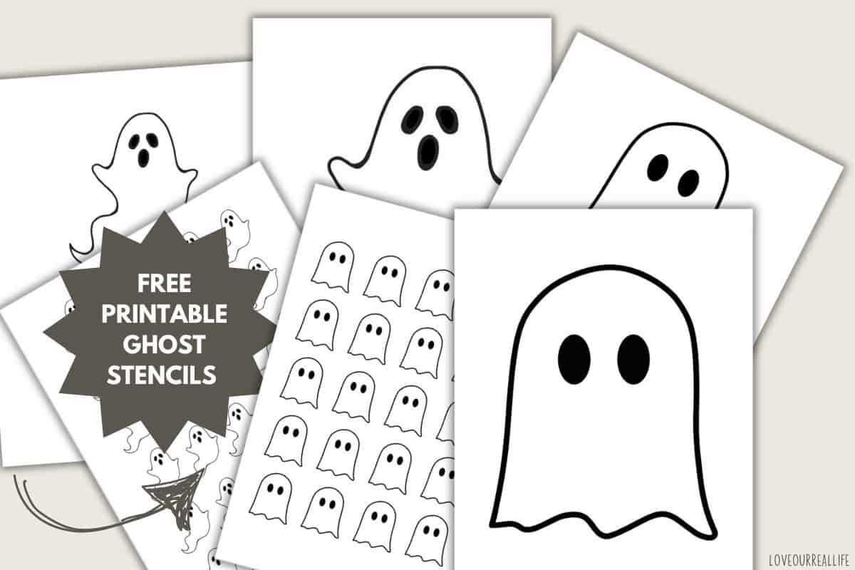 printable ghost cutouts