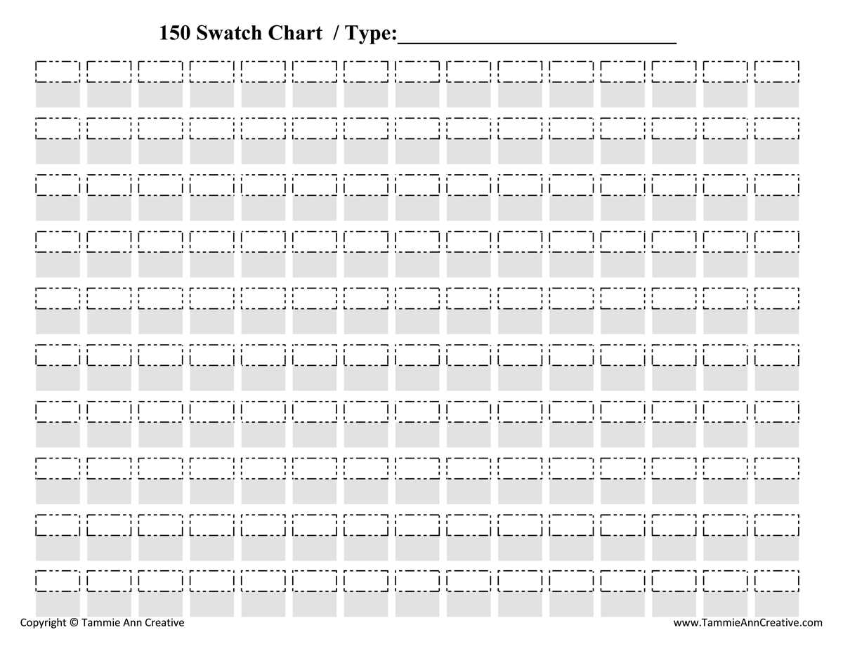 blank color chart printable blank color chart printable