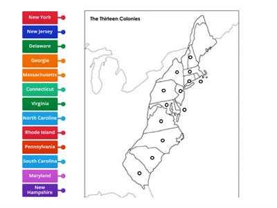 blank map 13 colonies printable blank map 13 colonies printable