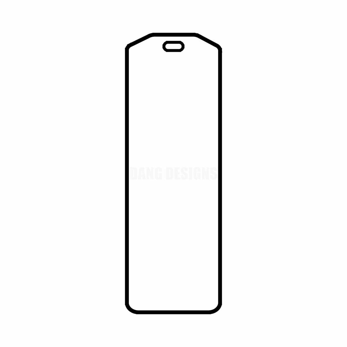 blank template for bookmarks printable