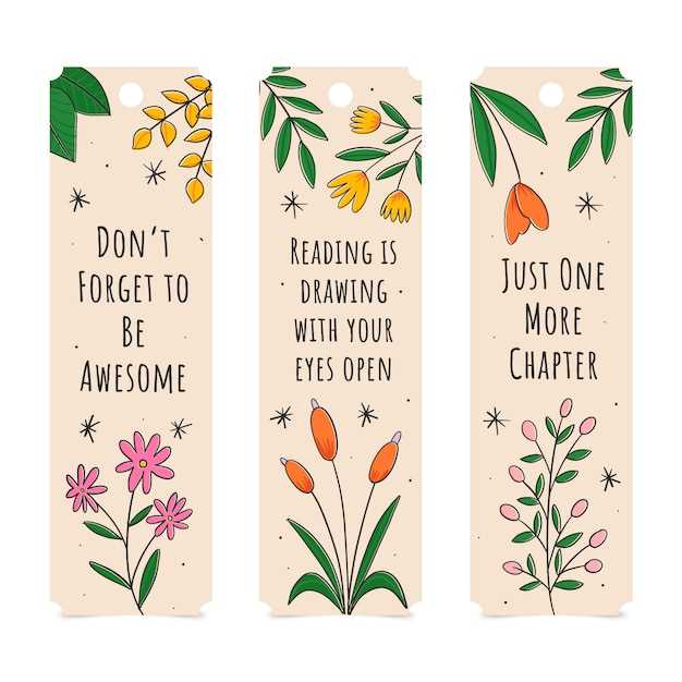 blank template for bookmarks printable