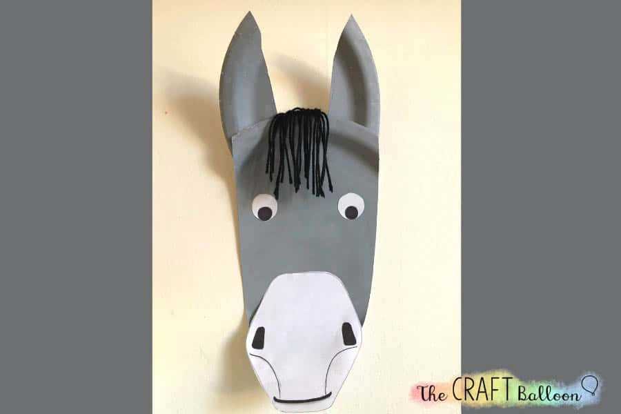 free printable donkey craft template