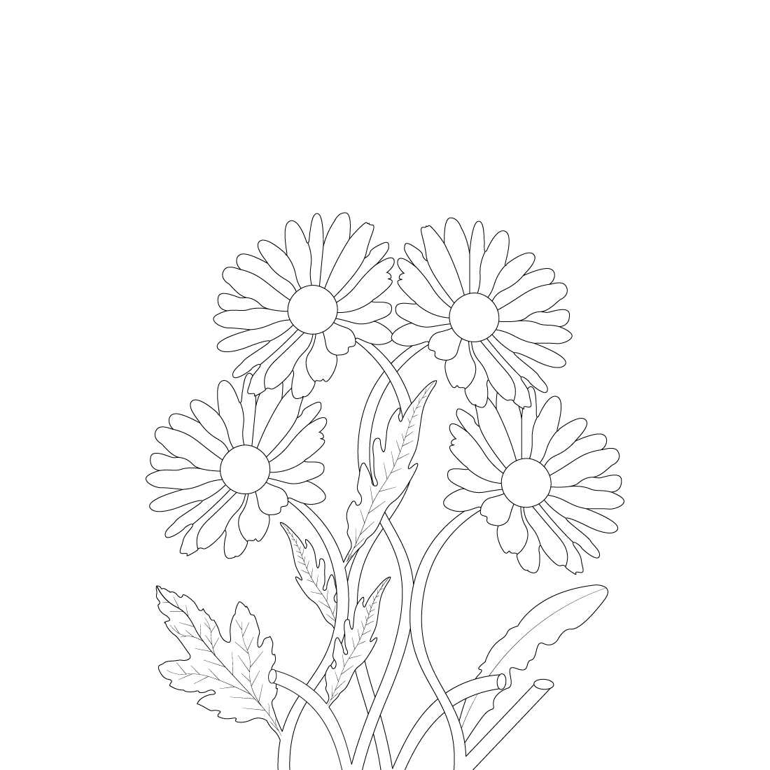 printable daisy coloring pages printable daisy coloring pages