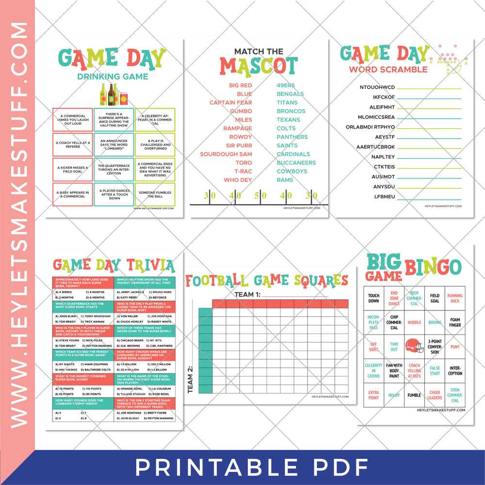 bowl games printable bowl games printable