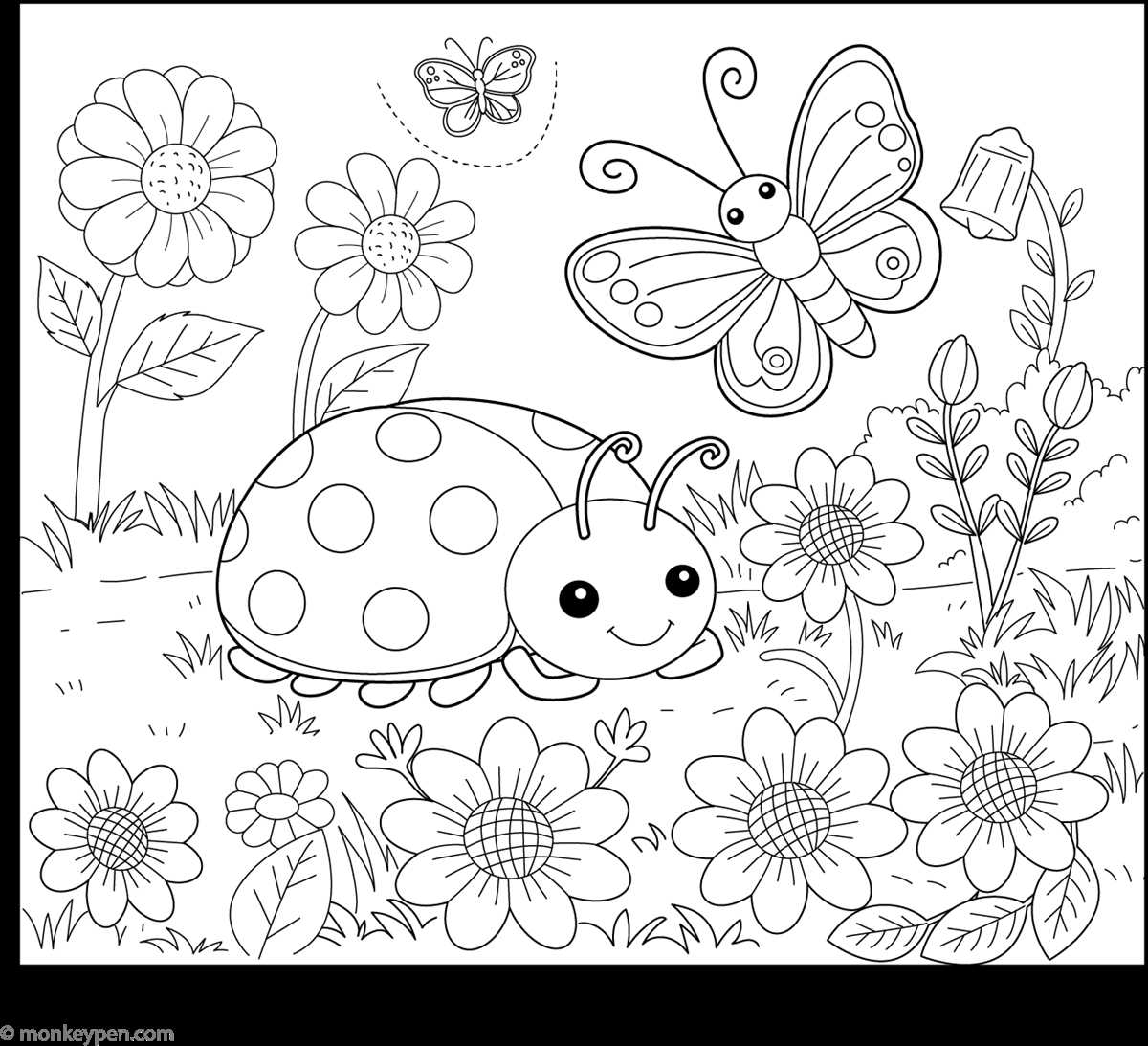 ladybug coloring pages printable