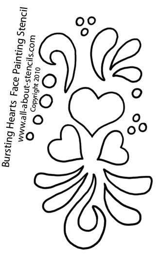 printable face paint stencils printable face paint stencils