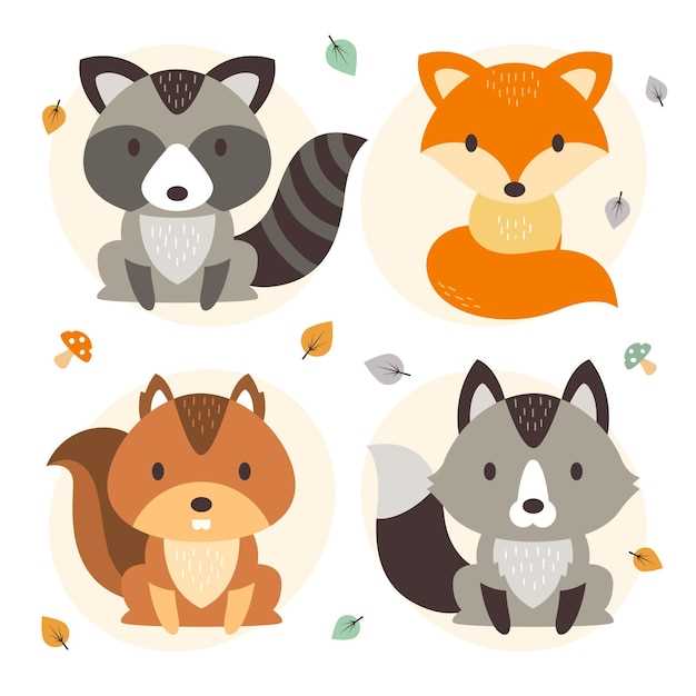 woodland animals free printables