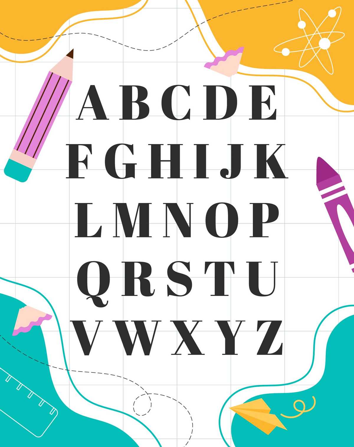free alphabet letter templates printable