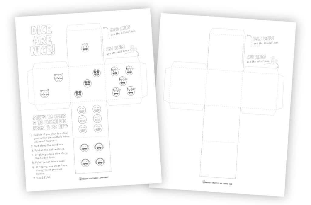 printable cube net printable cube net