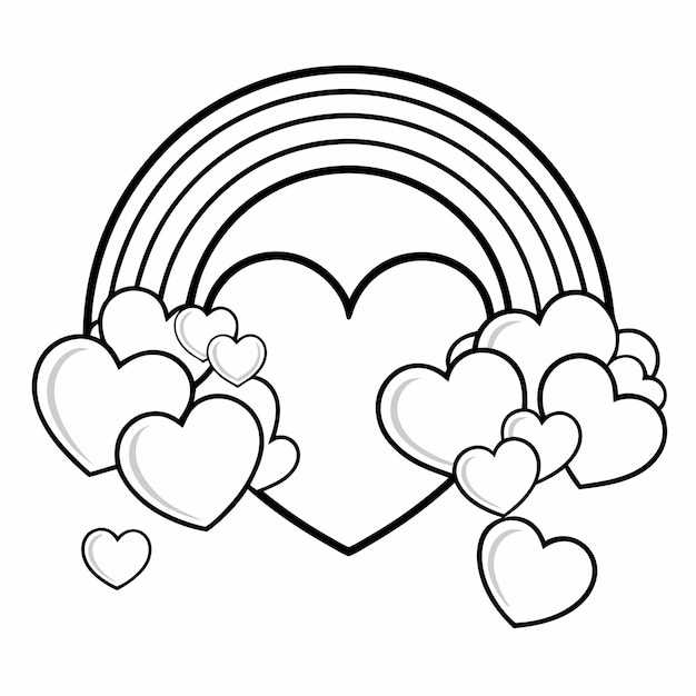 rainbow coloring pages printable rainbow coloring pages printable