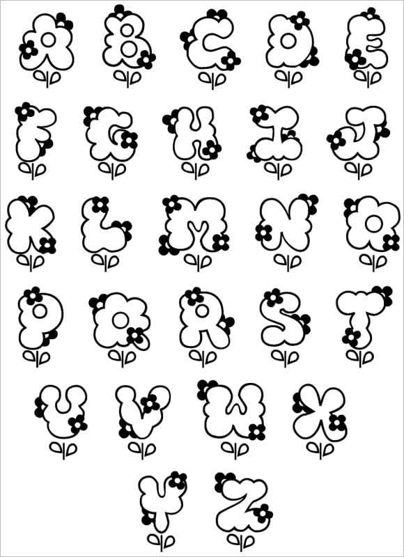 bubble letters printable free bubble letters printable free