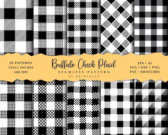 buffalo plaid printable buffalo plaid printable