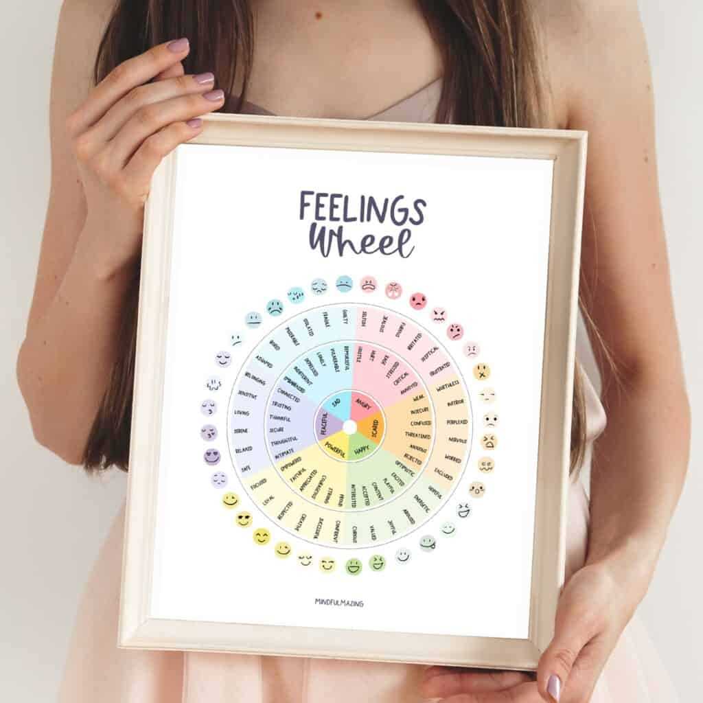 free printable emotion sensation wheel free printable emotion sensation wheel