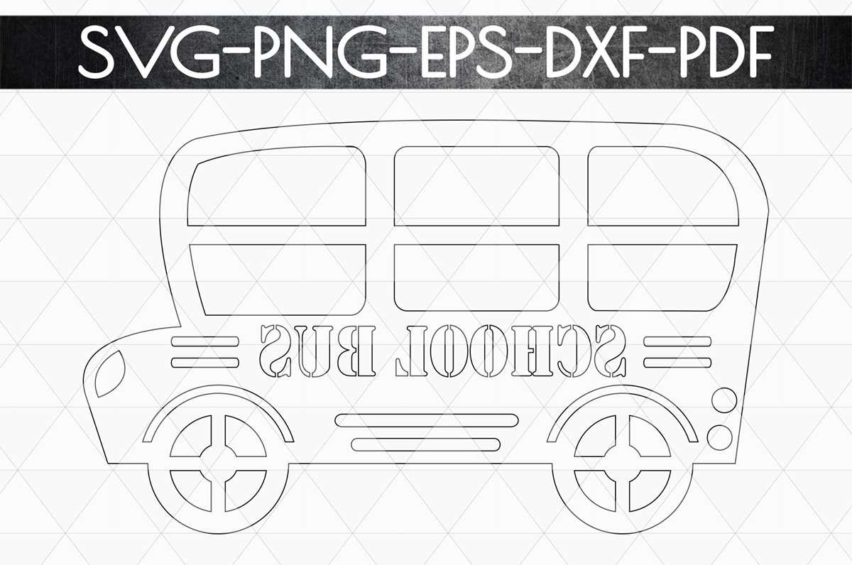 bus template printable bus template printable