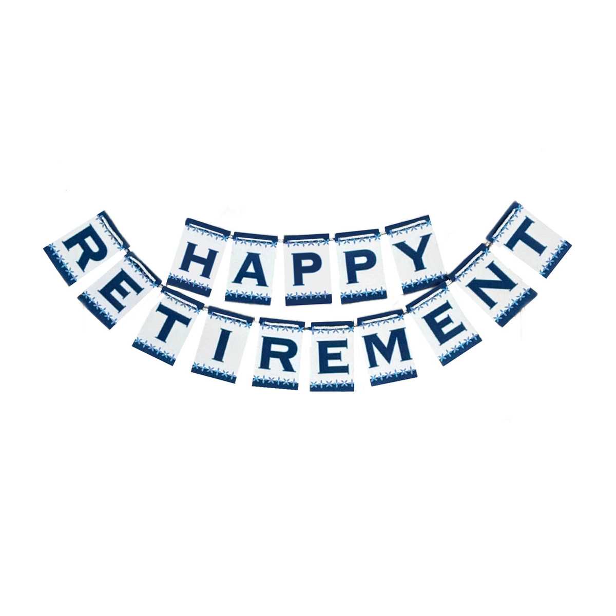 printable happy retirement banner printable happy retirement banner
