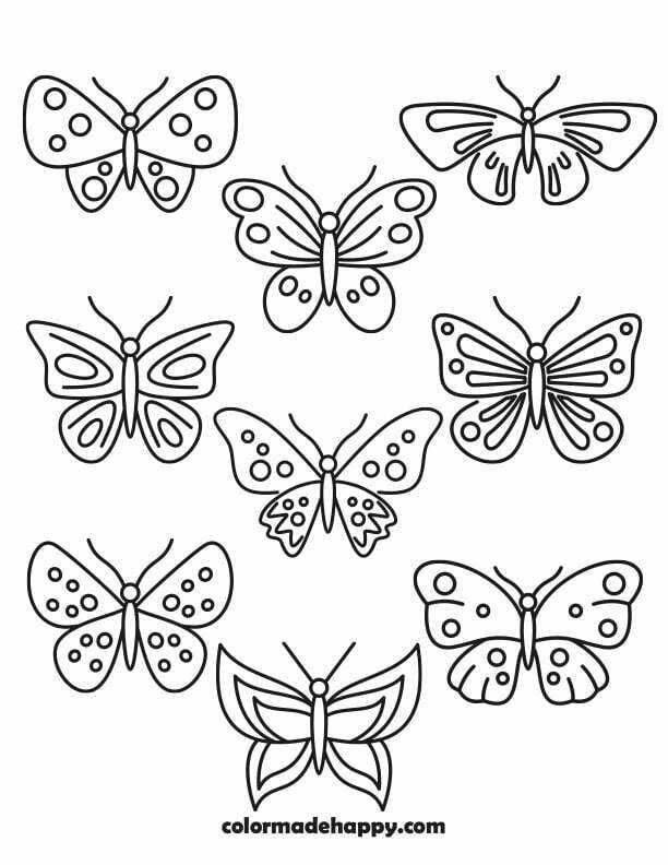 butterfly pattern printable butterfly pattern printable