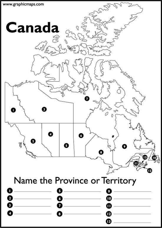 canada printable map canada printable map