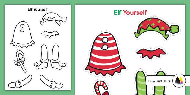 build an elf printable build an elf printable
