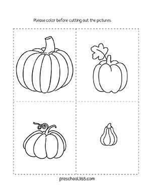 pumpkin activities for preschool printable