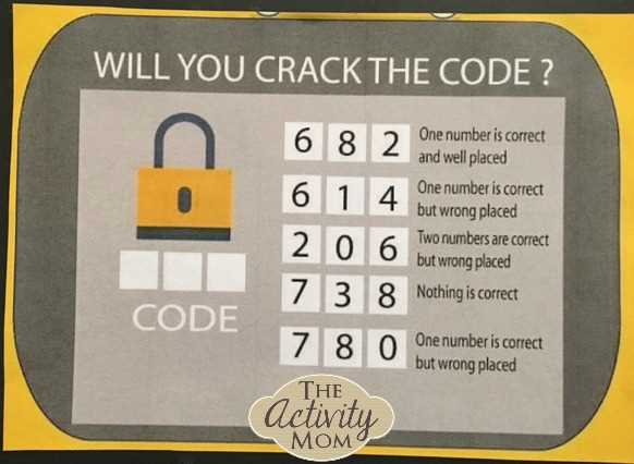 free printable escape room game
