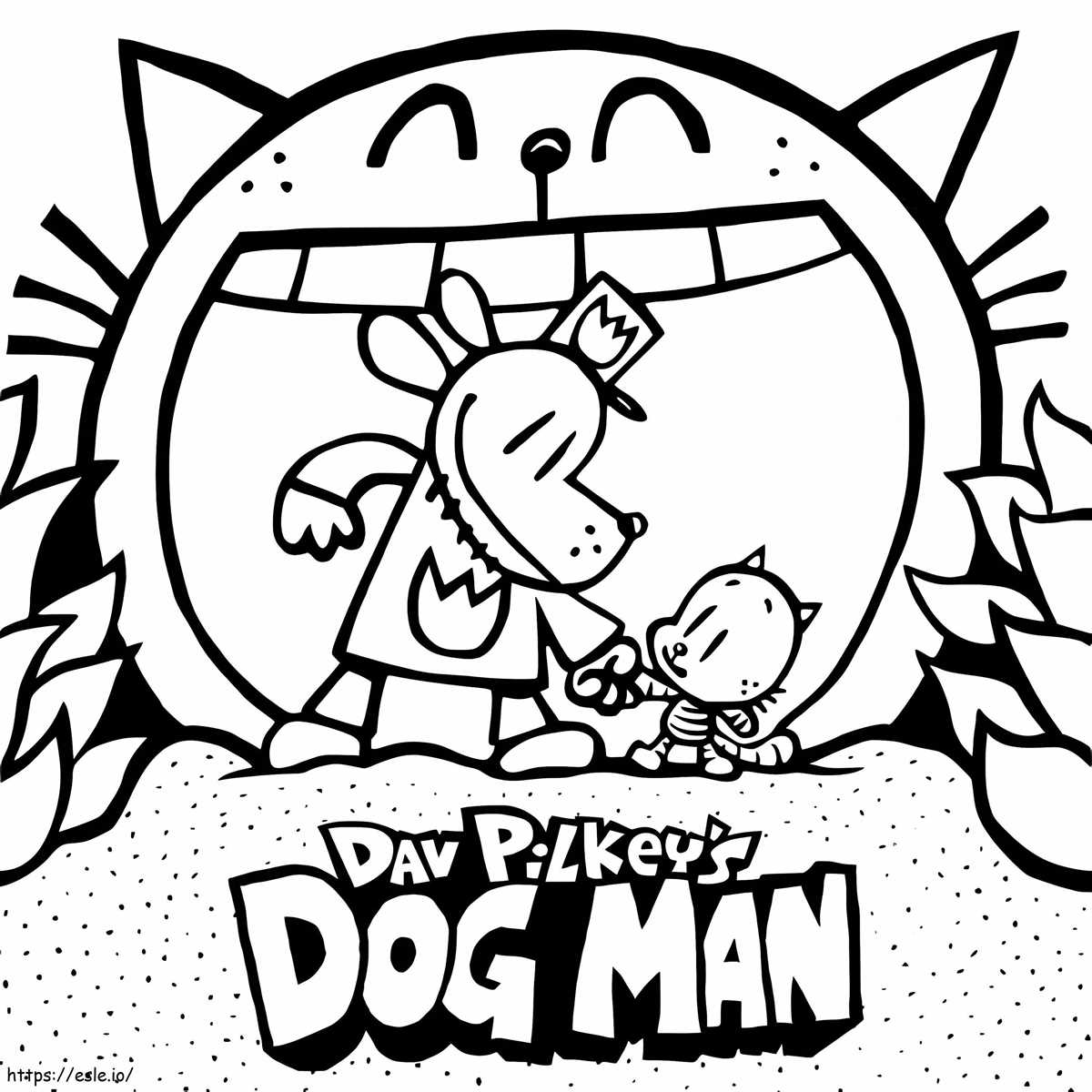 dogman printable coloring pages