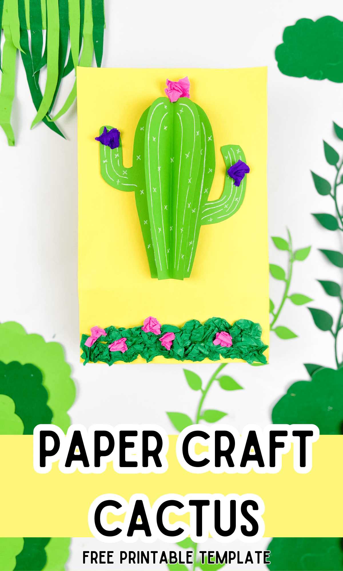 cactus template printable cactus template printable