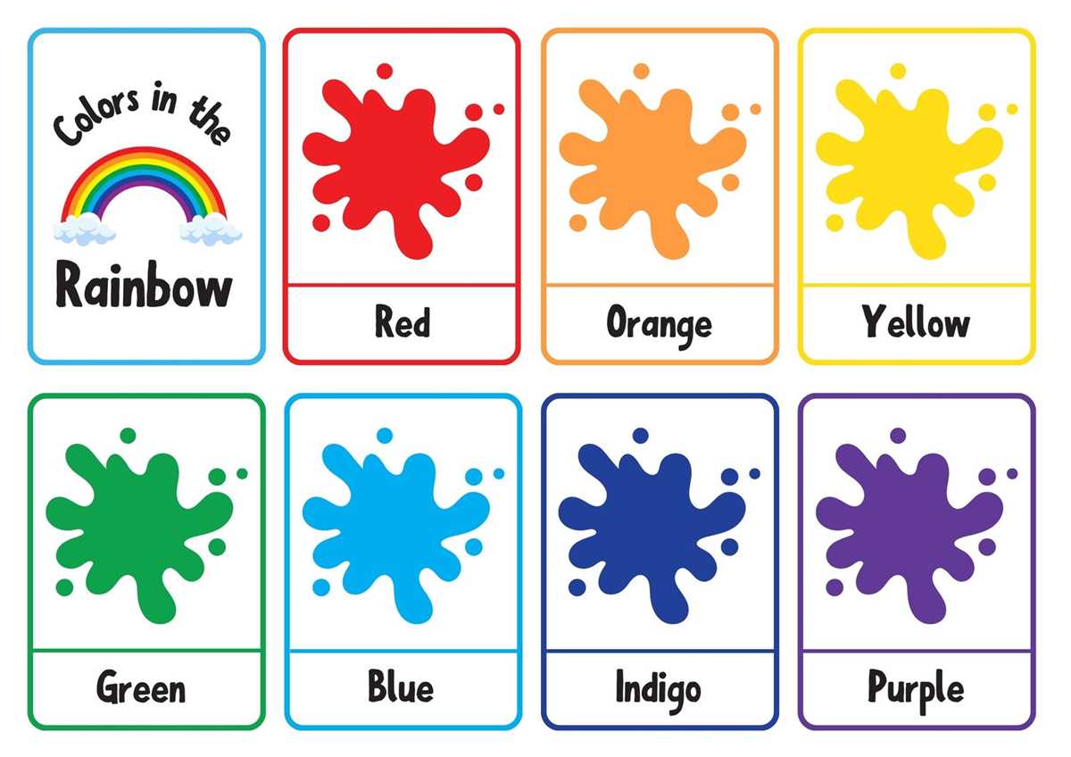 color cards printable color cards printable