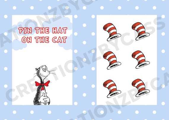 cat in hat printables cat in hat printables