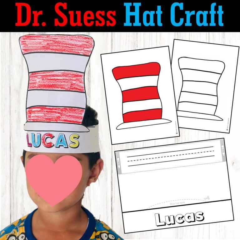 cat in the hat hat printable cat in the hat hat printable
