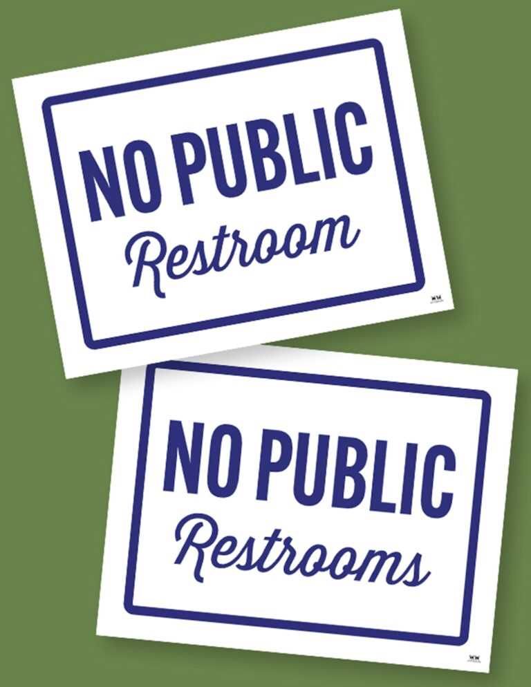 no public restroom sign printable no public restroom sign printable