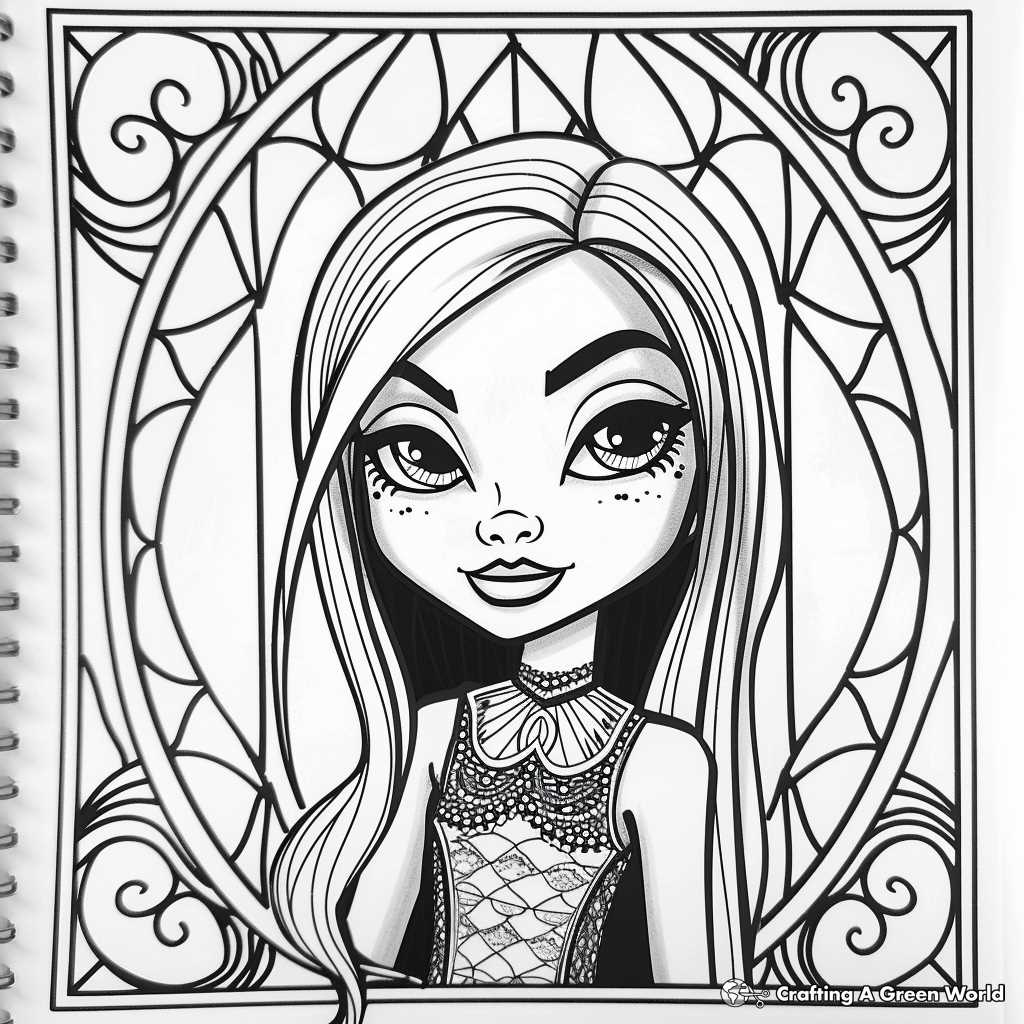 printable monster high coloring pages free printable monster high coloring pages free