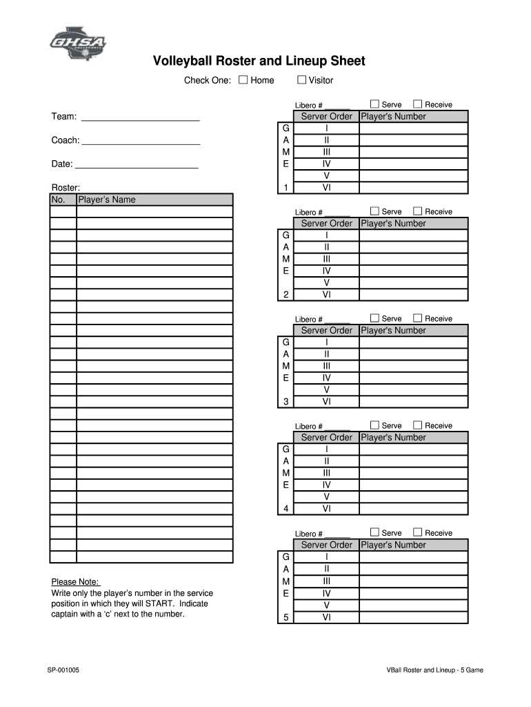 printable volleyball rotation sheet printable volleyball rotation sheet