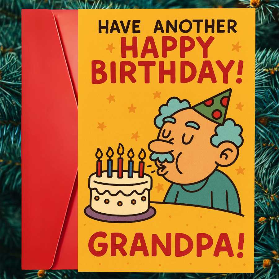grandpa birthday card printable