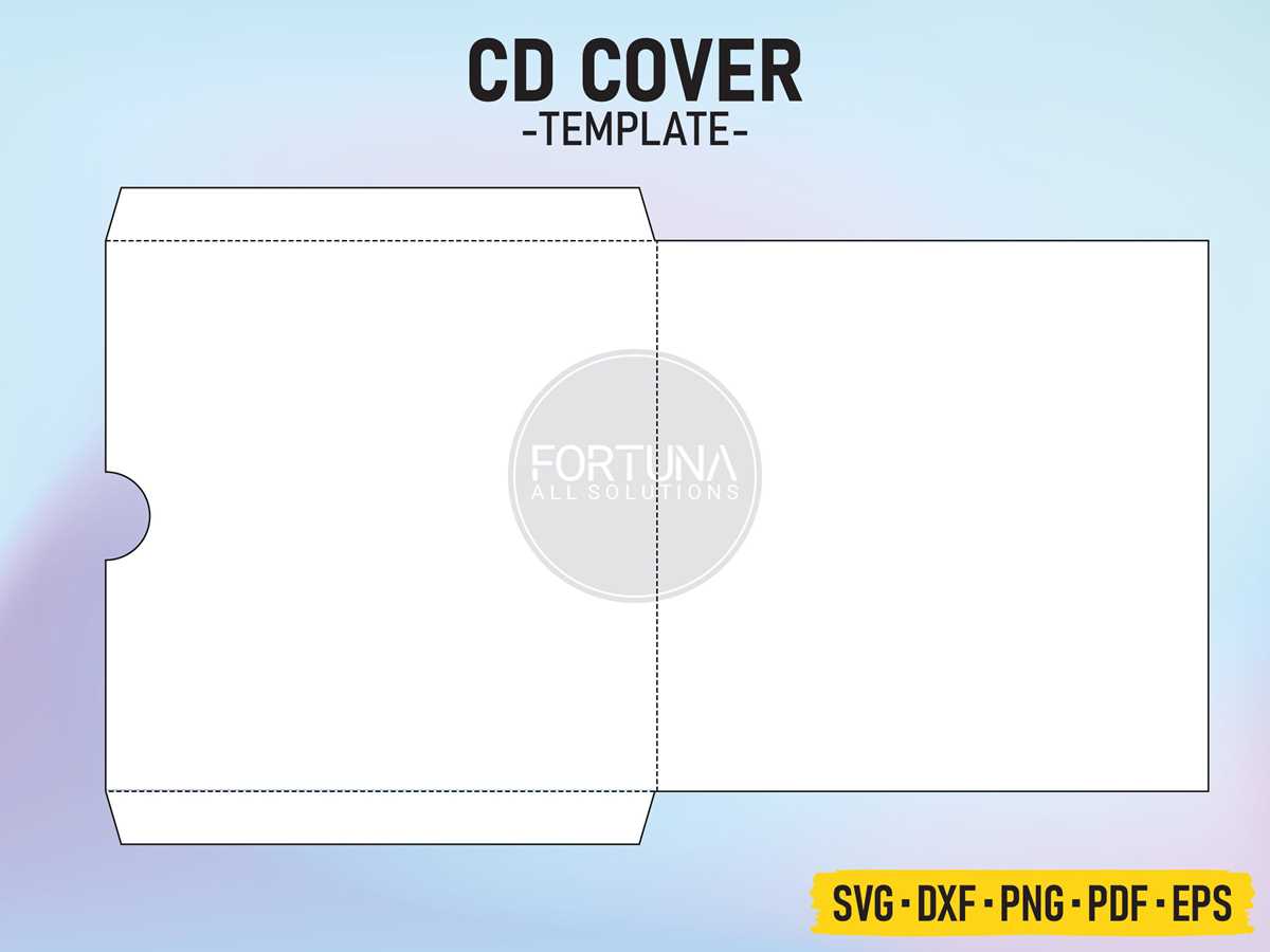 cd case template printable