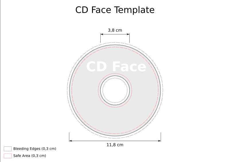 cd case template printable
